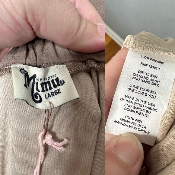 Show Me Your Mumu Amanda Dress Dune NEW - Picture 9 of 9